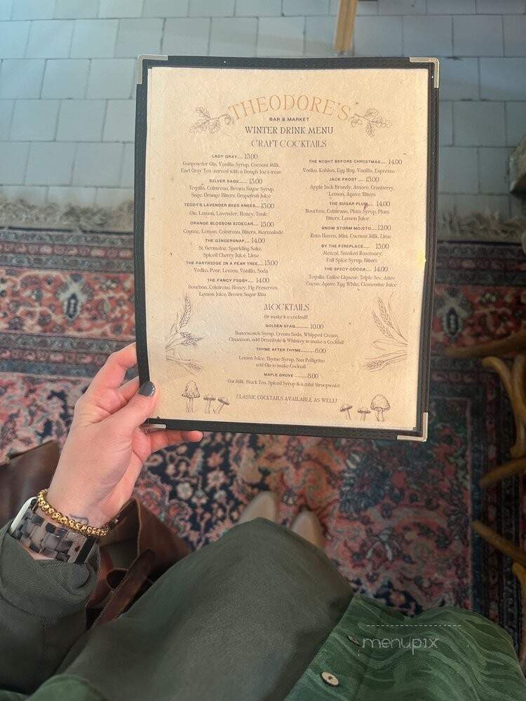 Theodore's - Winston-Salem, NC menu_pic