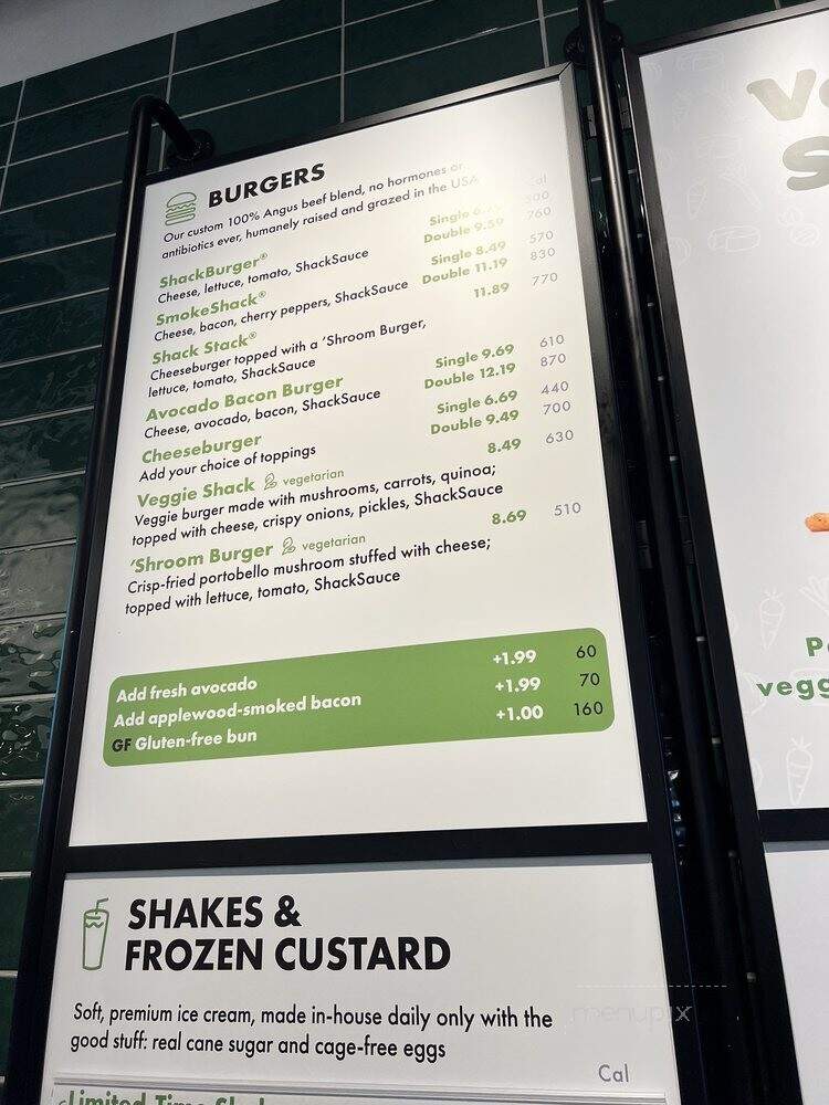Shake Shack - Richmond, VA menu_pic