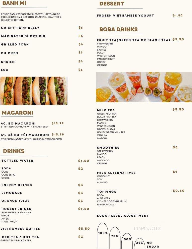 Asia Foodie Kitchen - Anaheim, CA menu_pic