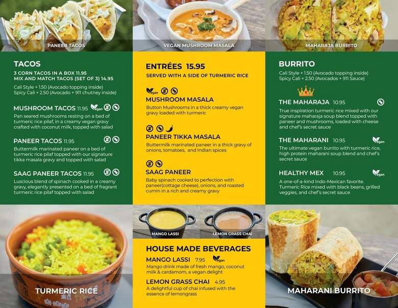 Appu's Cafe - Long Beach, CA menu_pic