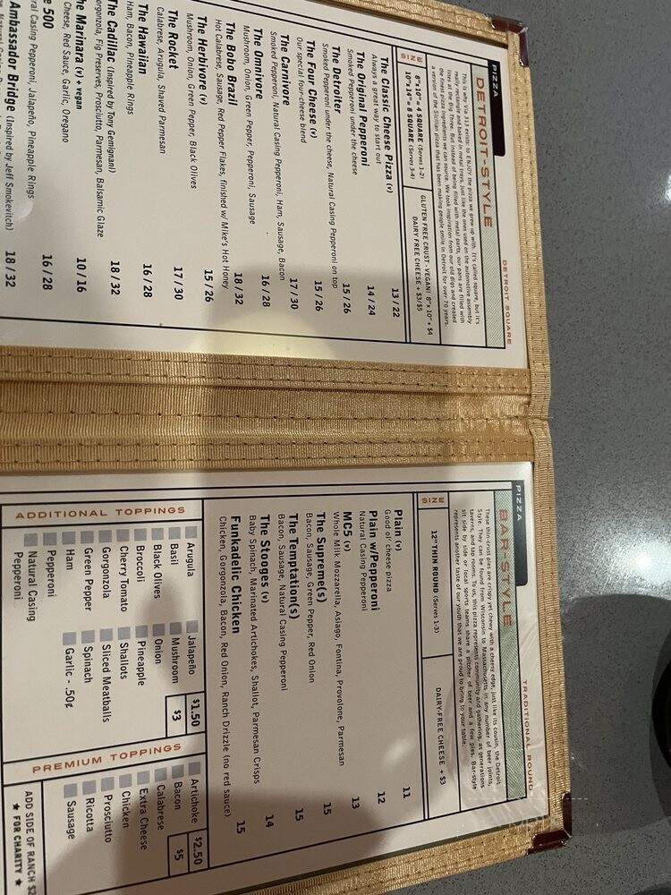 Via 313 Pizza - Tempe, AZ menu_pic