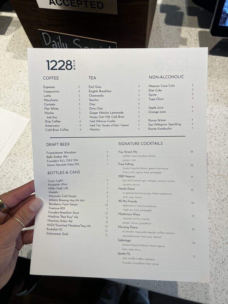 1228 Main - Las Vegas, NV menu_pic