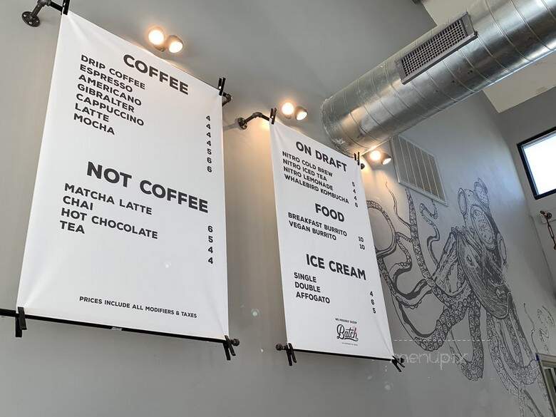 Kraken Coffee Co - San Luis Obispo, CA menu_pic