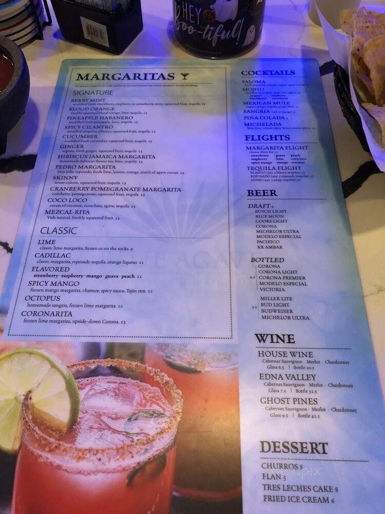 Blue Agave - West Des Moines, IA menu_pic