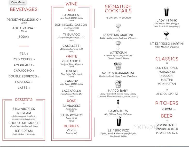 Lamonte - Brooklyn, NY menu_pic