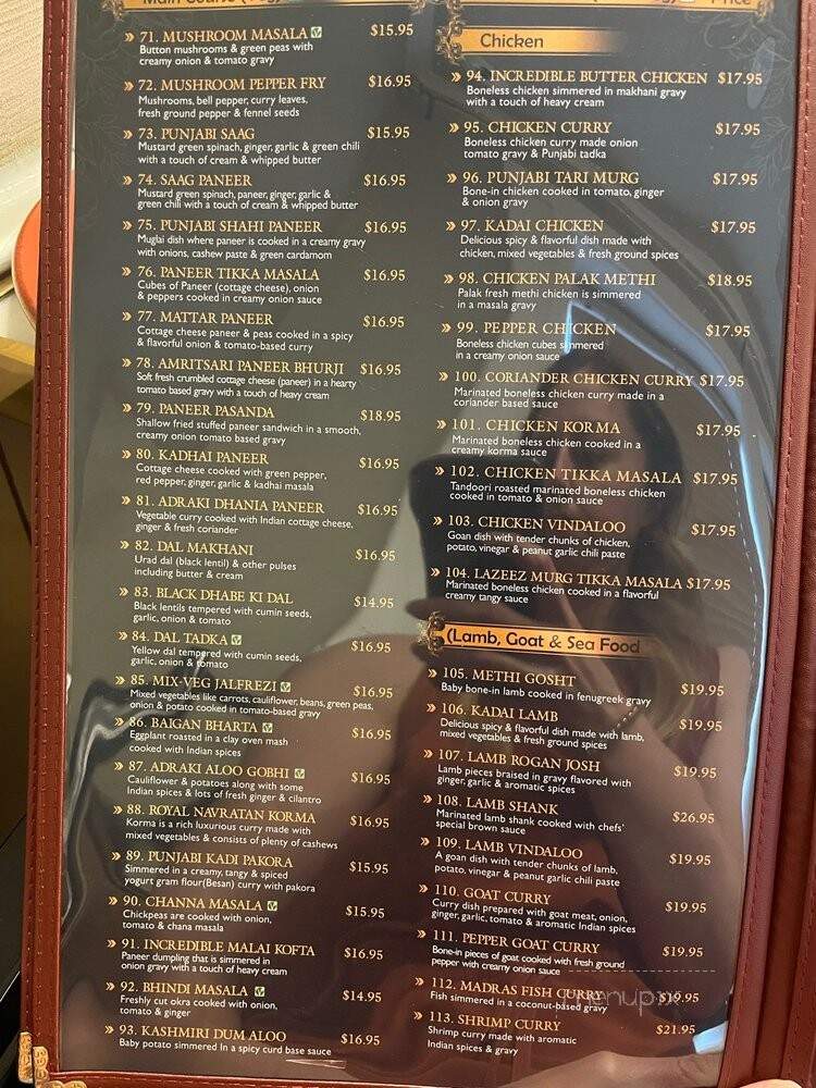 Incredible India - Indianapolis, IN menu_pic