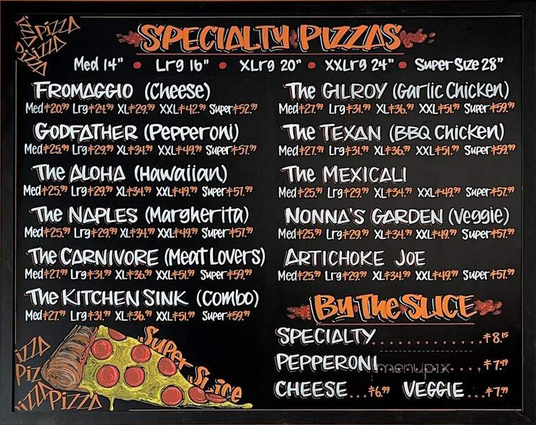 Super Slice Pizza - El Cerrito, CA menu_pic