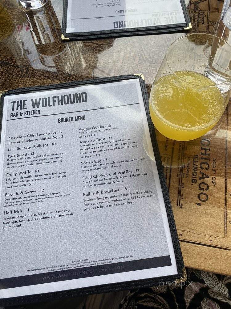 The Wolfhound Bar and Kitchen - Chicago, IL menu_pic