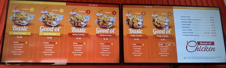Good ol' Chicken - Las Vegas, NV menu_pic