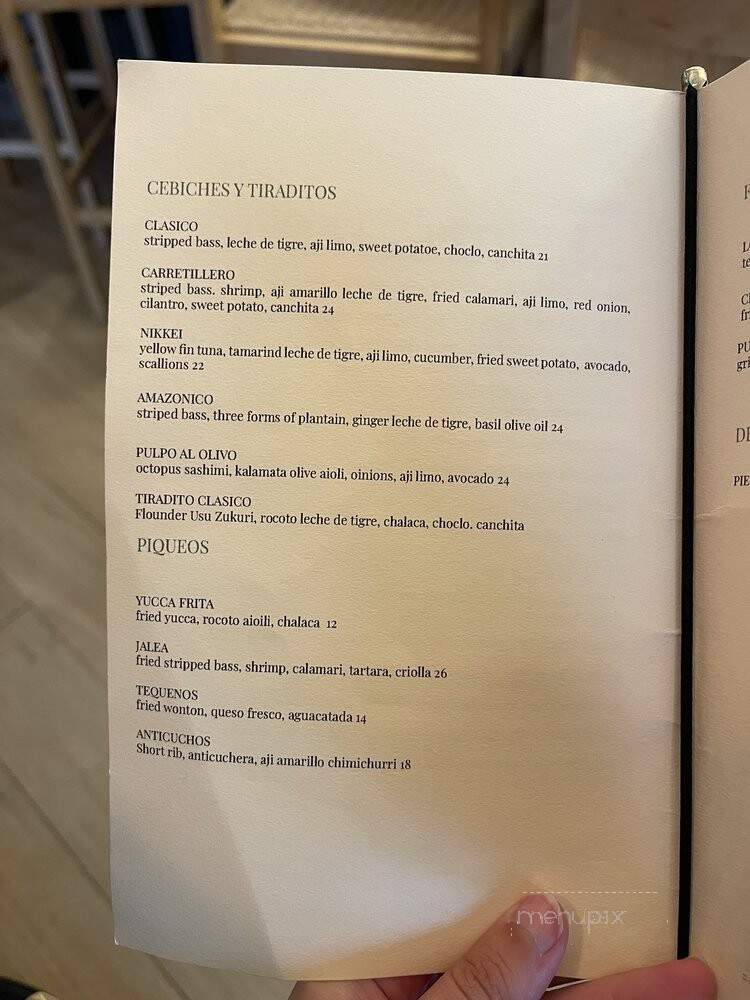 Leche De Tigre - San Antonio, TX menu_pic
