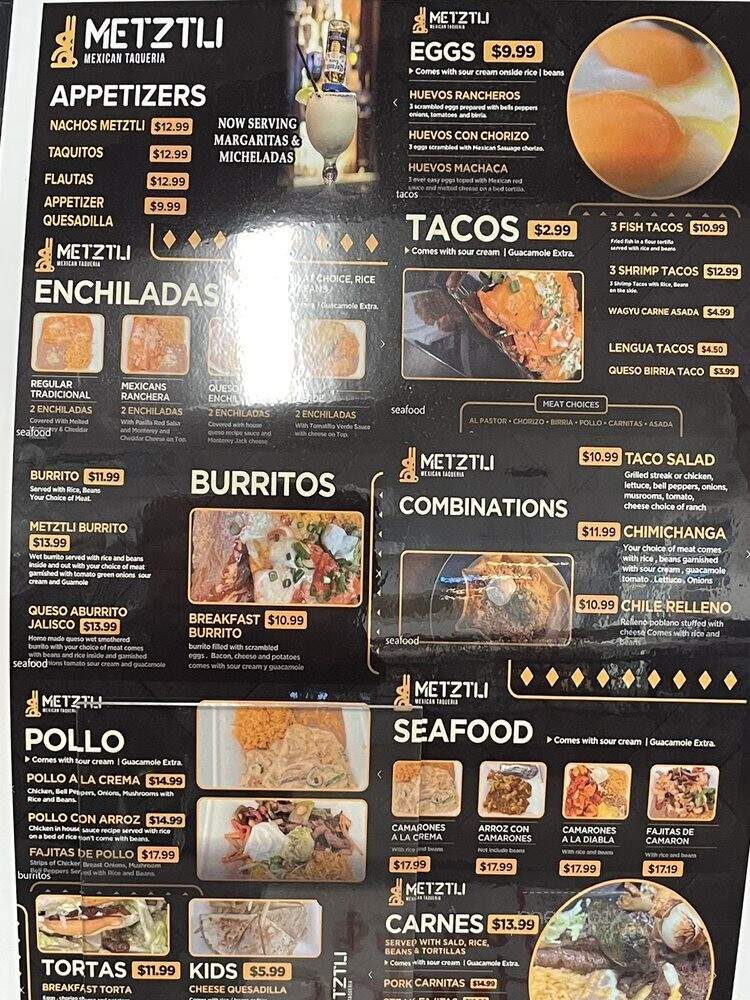 Metztli - Meridian, ID menu_pic