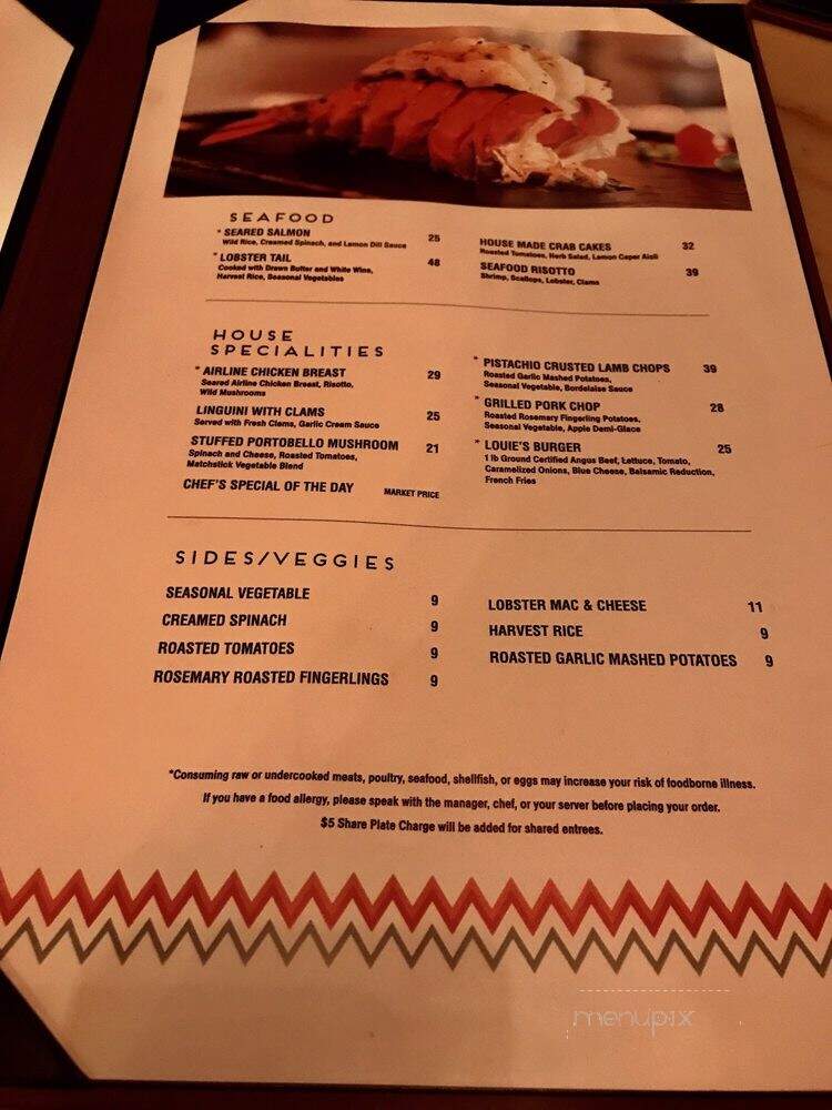 Louie Oliver's Restaurant & Bar - Ione, CA menu_pic