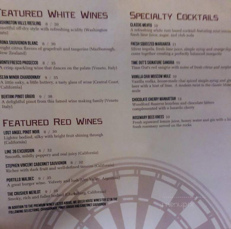 TimeOut Skippack - Skippack, PA menu_pic