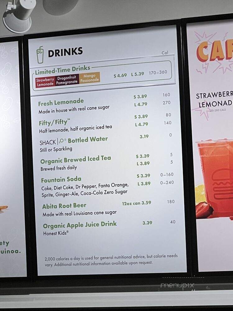 Shake Shack - Irvine, CA menu_pic