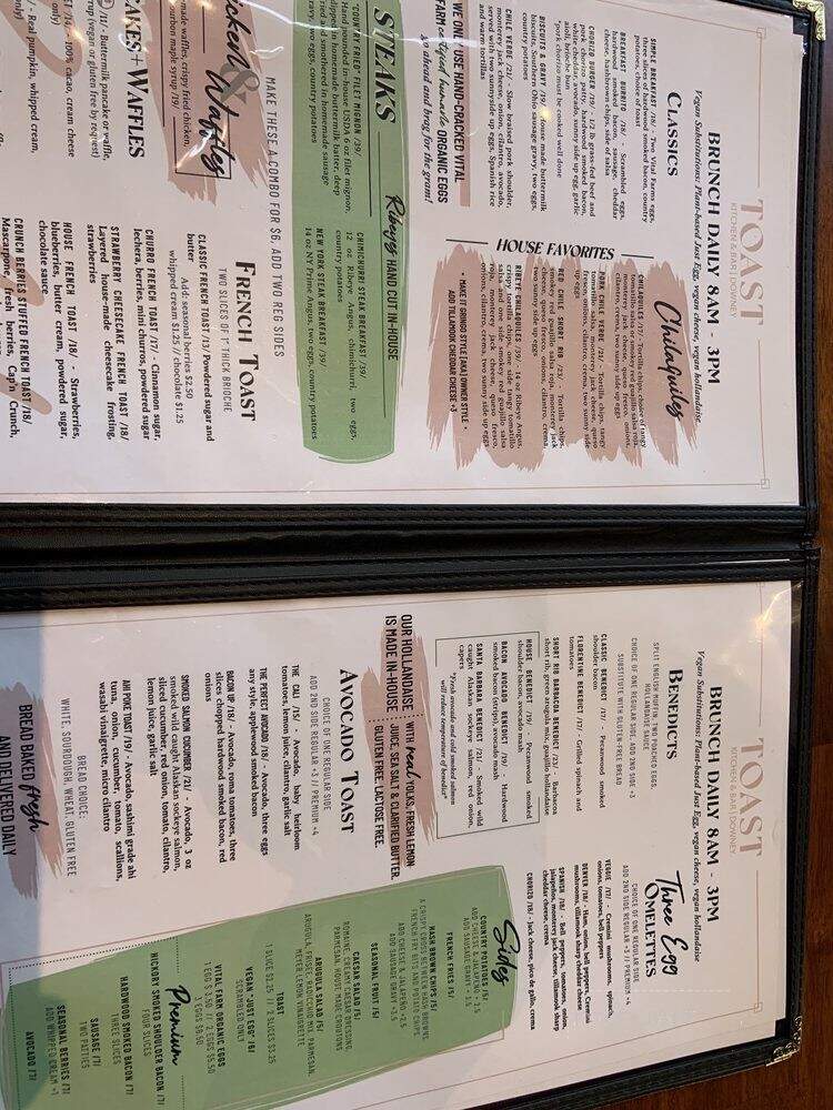 Toast Kitchen & Bar Downey - Downey, CA menu_pic