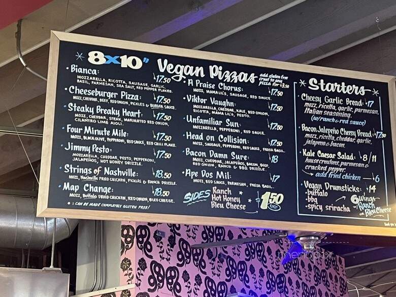 Boxcar Pizza - Portland, OR menu_pic