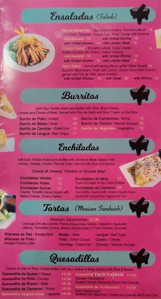 Molcajete Authentic Mexican Food - Dobbs Ferry, NY menu_pic