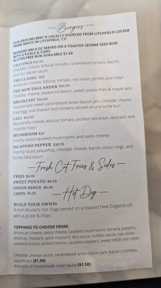 Cravings - Torrington, CT menu_pic