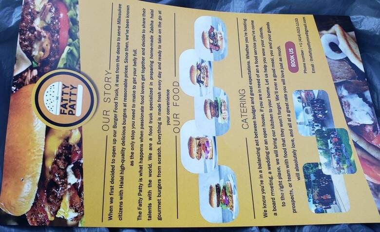 The Fatty Patty - West Allis, WI menu_pic