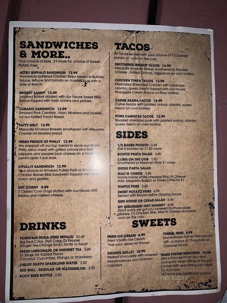 The Yard Patio Beer Garden - El Paso, TX menu_pic