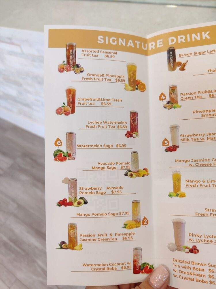 Harmony Tea Shoppe - Rancho Cucamonga, CA menu_pic