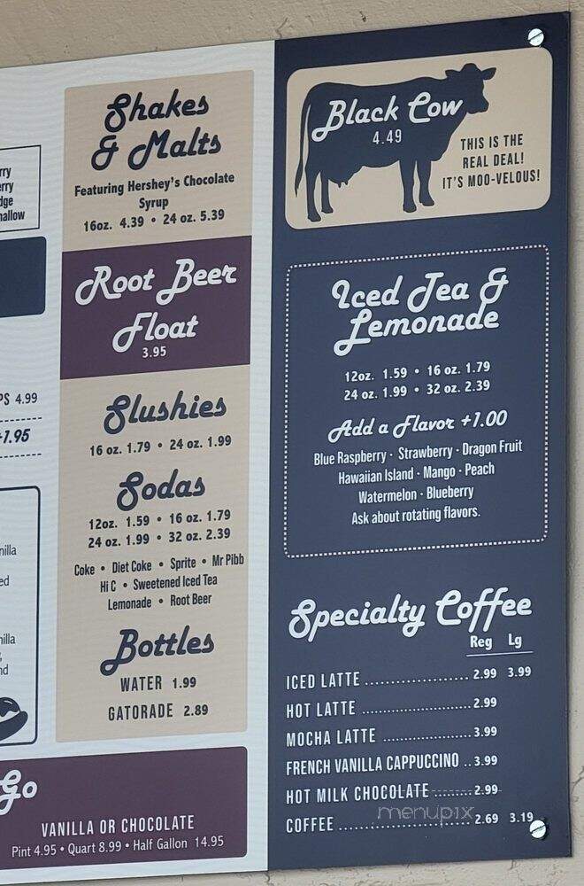 West Bend Creamery - West Bend, WI menu_pic