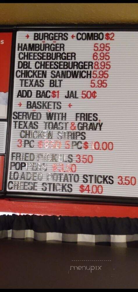 Dnr Diner - Loraine, TX menu_pic
