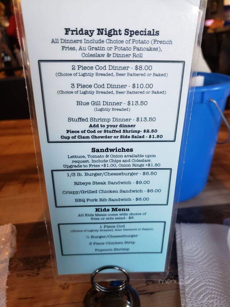 Willowdale Tavern - Janesville, WI menu_pic