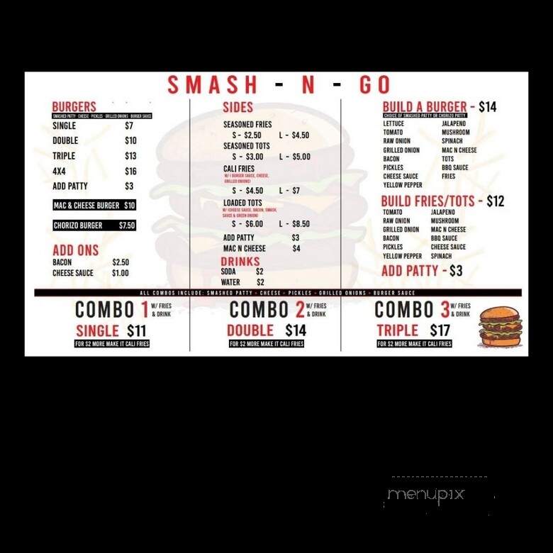 Smash N Go Burger - Fontana, CA