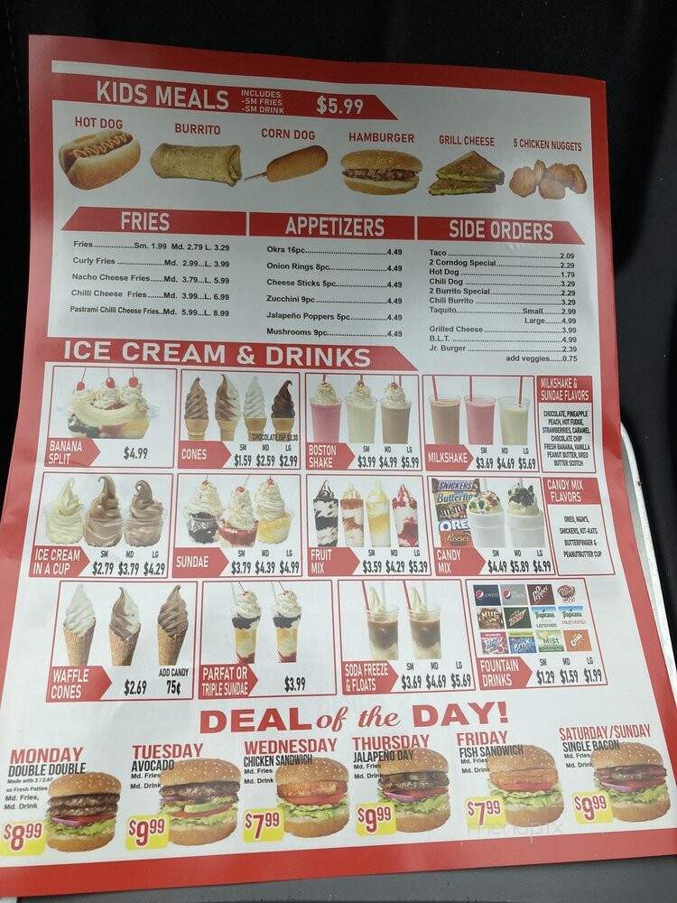 California Burger - Conway, SC menu_pic
