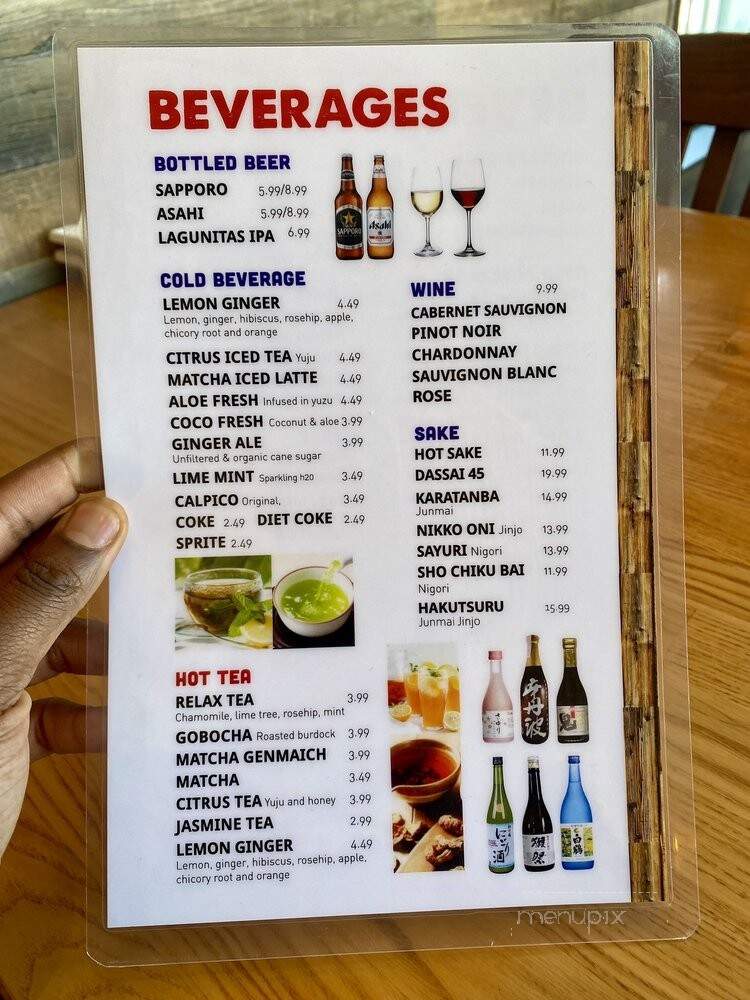 Haruki Japanese Restaurant - Oakland, CA menu_pic