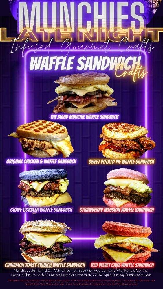 Munchies Late Night - Greensboro, NC menu_pic