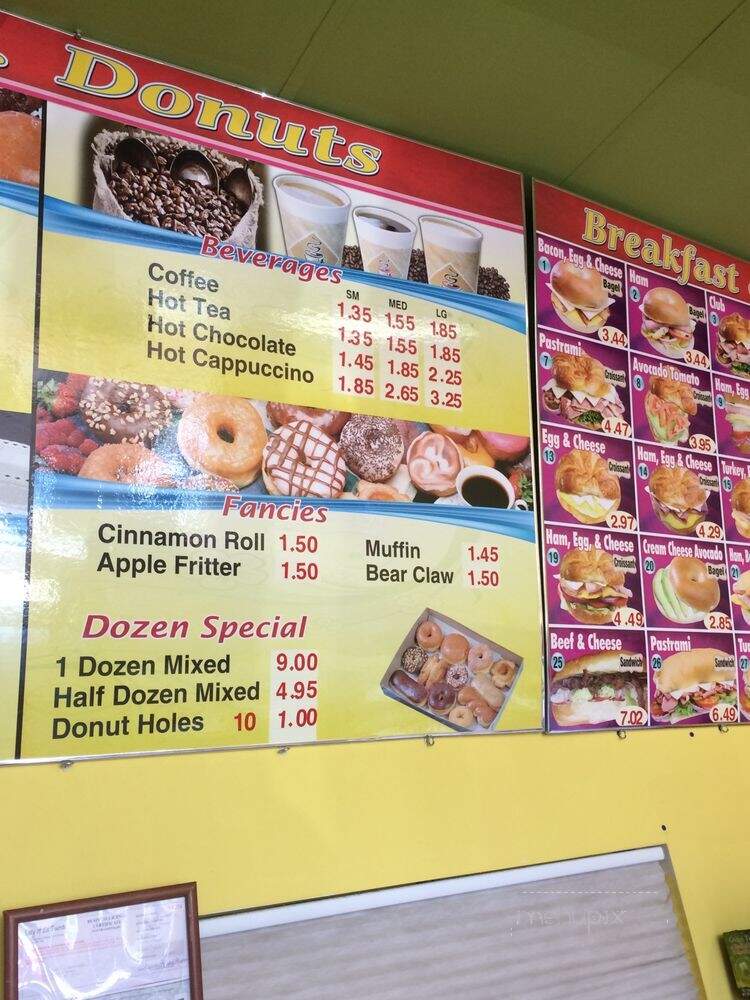US Donuts & Sandwiches - La Puente, CA menu_pic