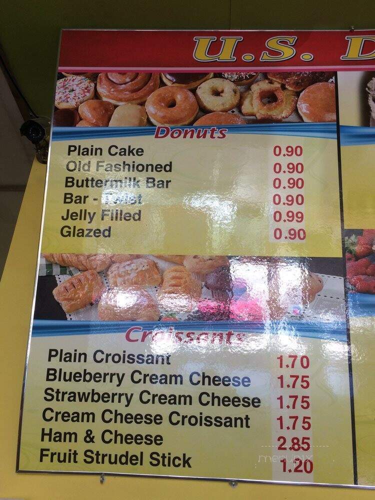 US Donuts & Sandwiches - La Puente, CA menu_pic