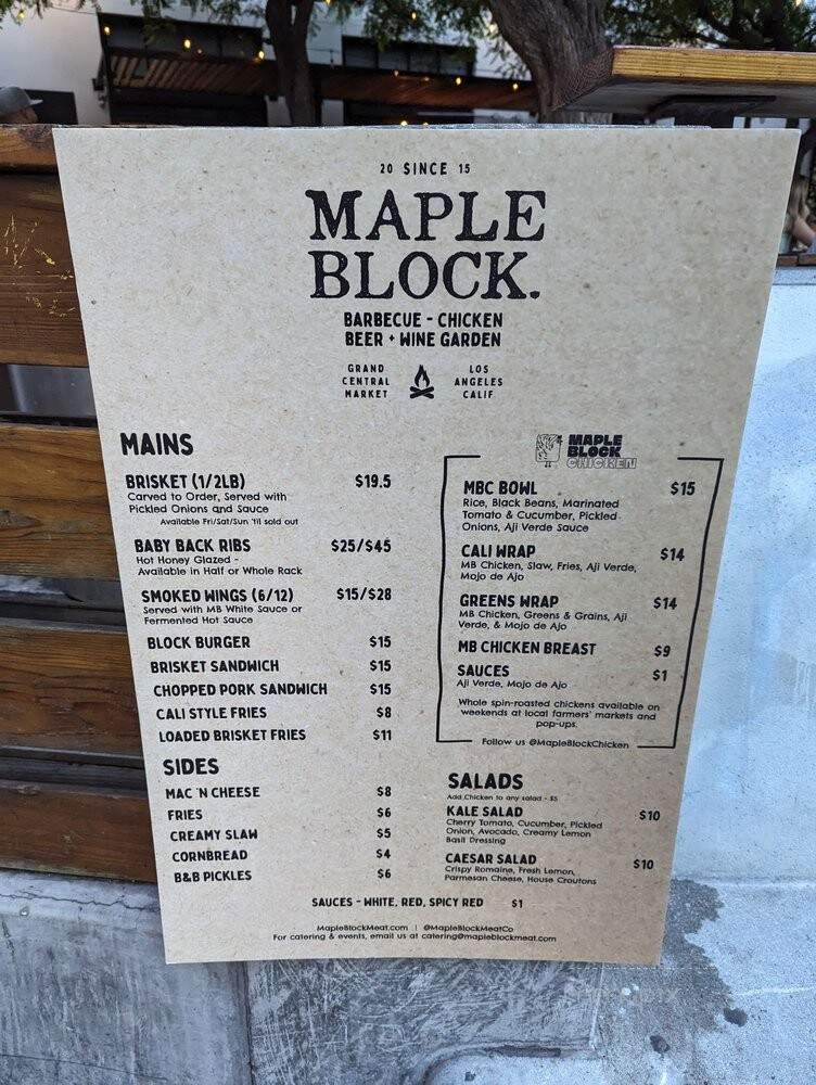 Maple Block Meat Co - Los Angeles, CA