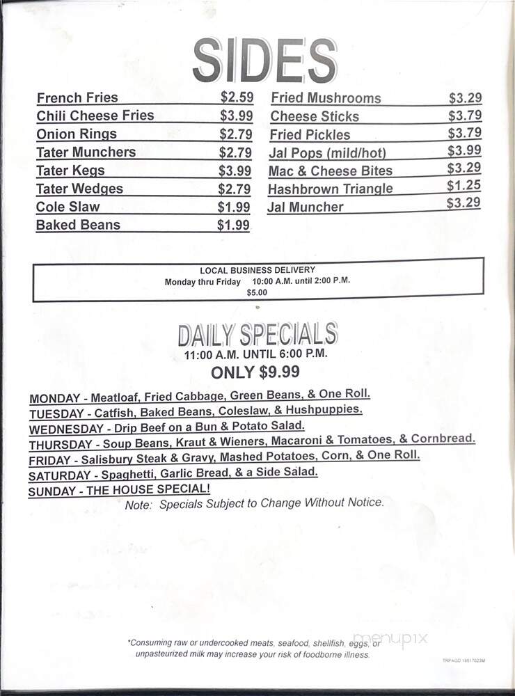 K.K.'S The Market & Deli - Maynardville, TN menu_pic