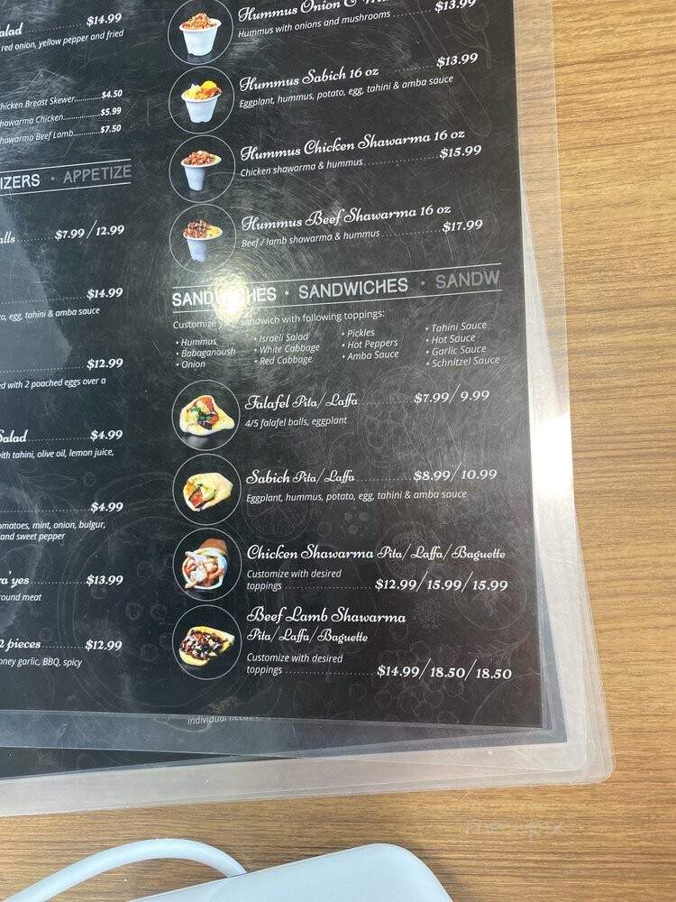 Sof Sof Grill - Thornhill, ON menu_pic
