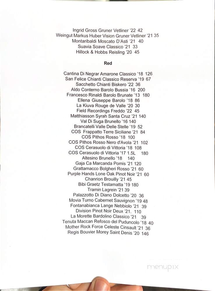 Good Omen - Zionsville, IN menu_pic