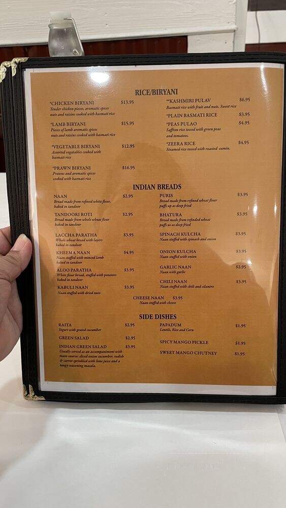 Muskaan Indian Cuisine - Bakersfield, CA menu_pic