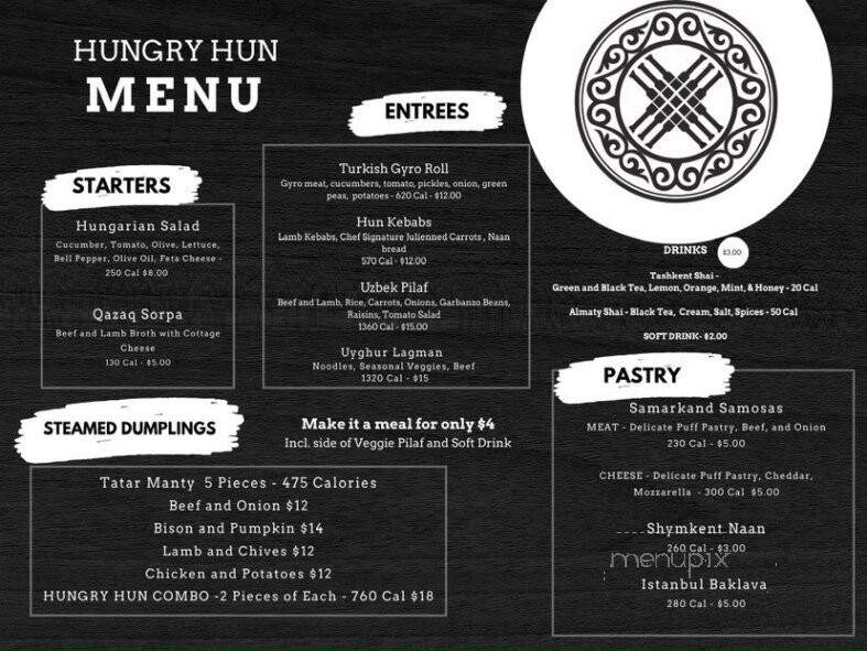 Hungry Hun - Kalispell, MT menu_pic