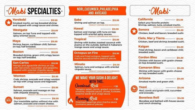 Yorokobi Sushi - Phoenix, AZ menu_pic