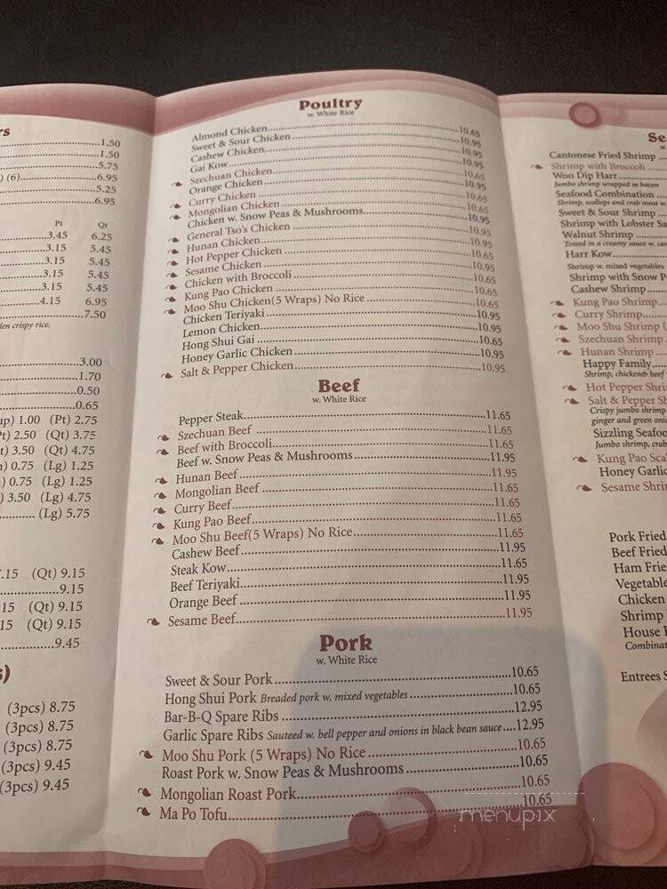 China House Inn - Livonia, MI menu_pic