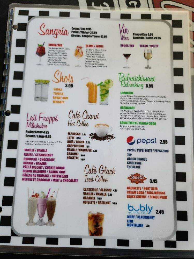 Twisted Burger - Montreal, QC menu_pic