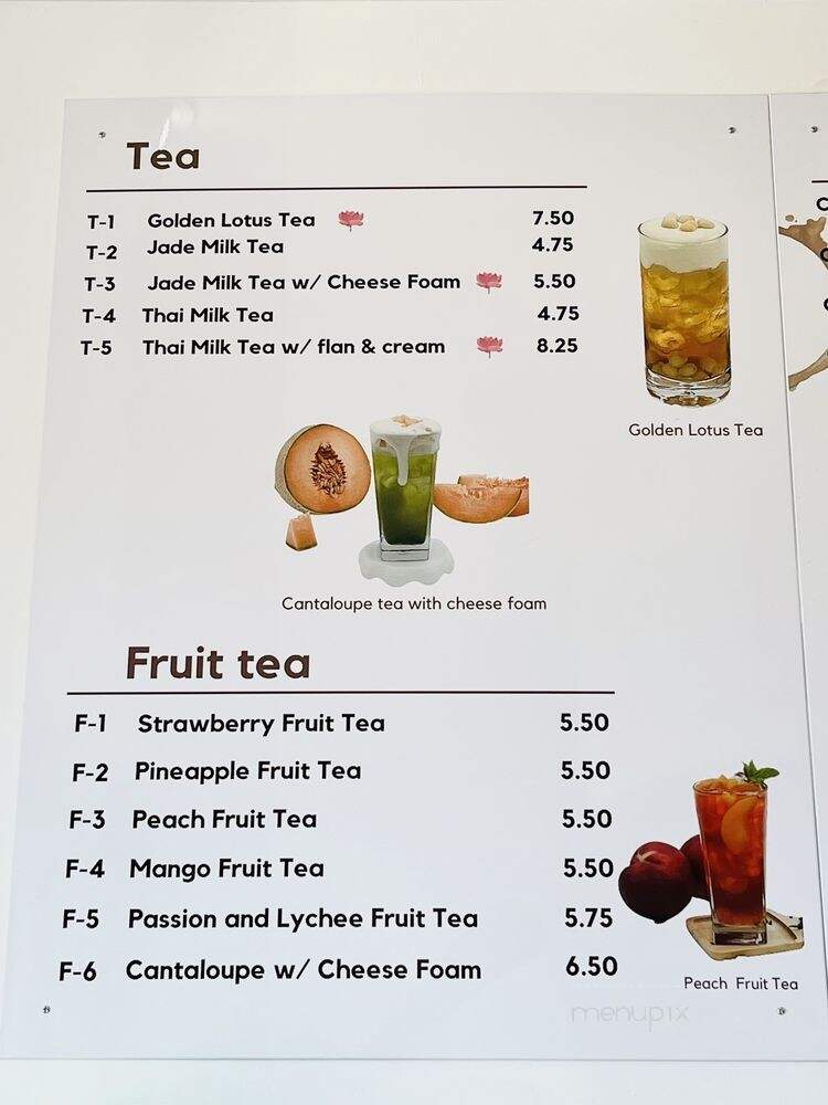 Sen Tea House - Irvine, CA menu_pic