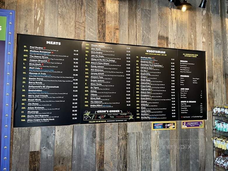 Ike's Love & Sandwiches - Gilbert, AZ menu_pic