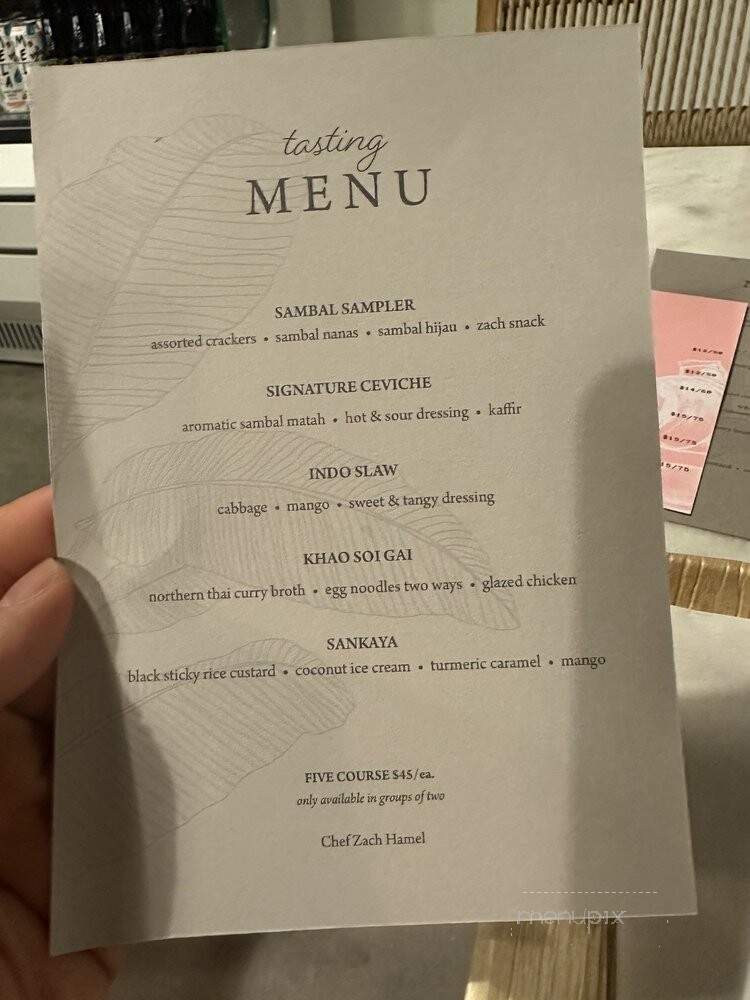 Leora - Beverly Hills, CA menu_pic