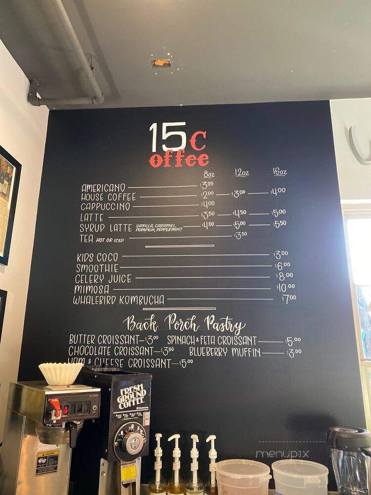 15C Coffee - Templeton, CA menu_pic