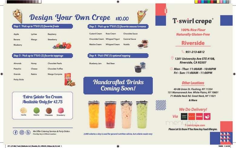 T-Swirl Crepe - Riverside, CA menu_pic