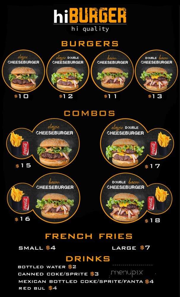 Hiburger - San Fernando Valley, CA menu_pic