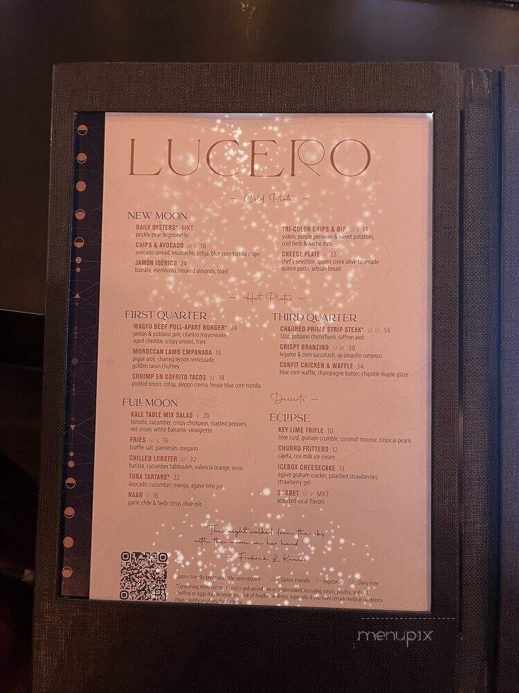 Lucero Rooftop Restaurant + Bar - Tempe, AZ